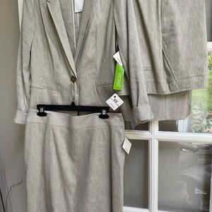 Halogen Tan Blazer & Suit Jacket